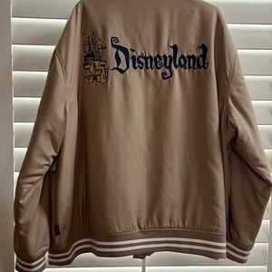 Disneyland 70th Anniversary Tan Bomber Jacket